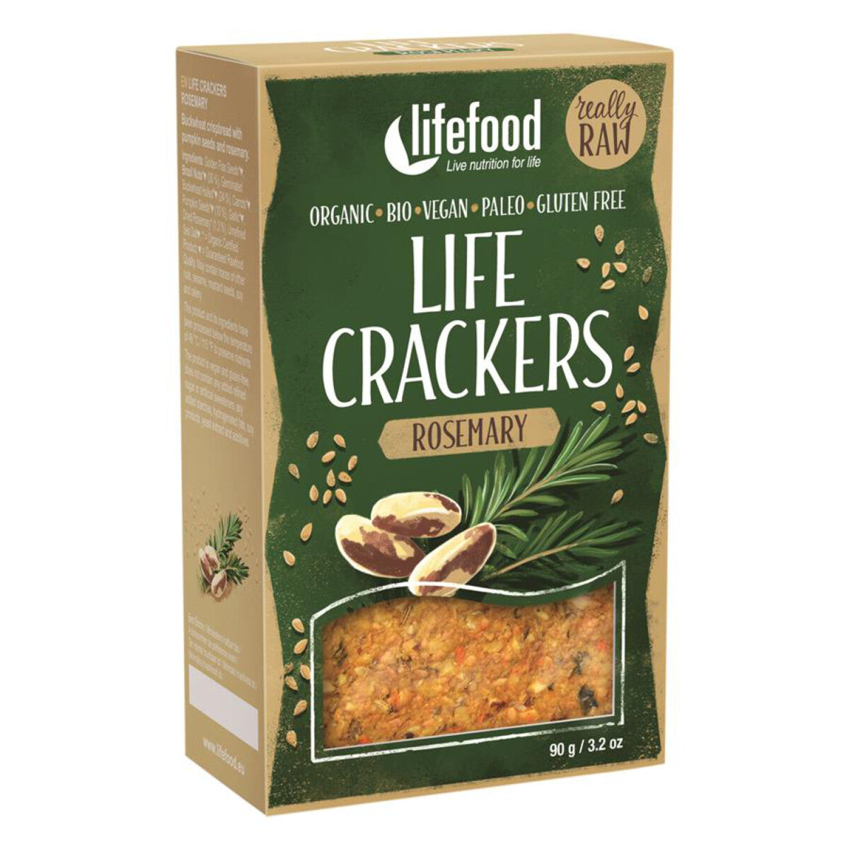 LIFEFOOD LIFEBAR Life Crackers Rosmarin - 90 g