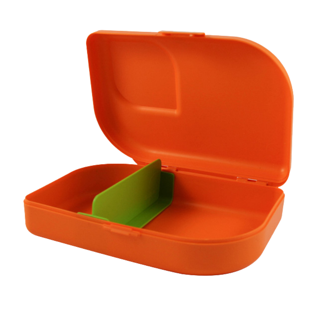 EMIL Brotbox mit Trennsteg - Orange