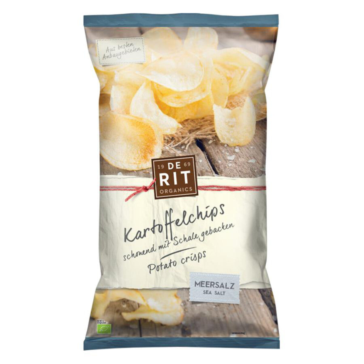 DE RIT Kartoffelchips Meersalz - 125 g
