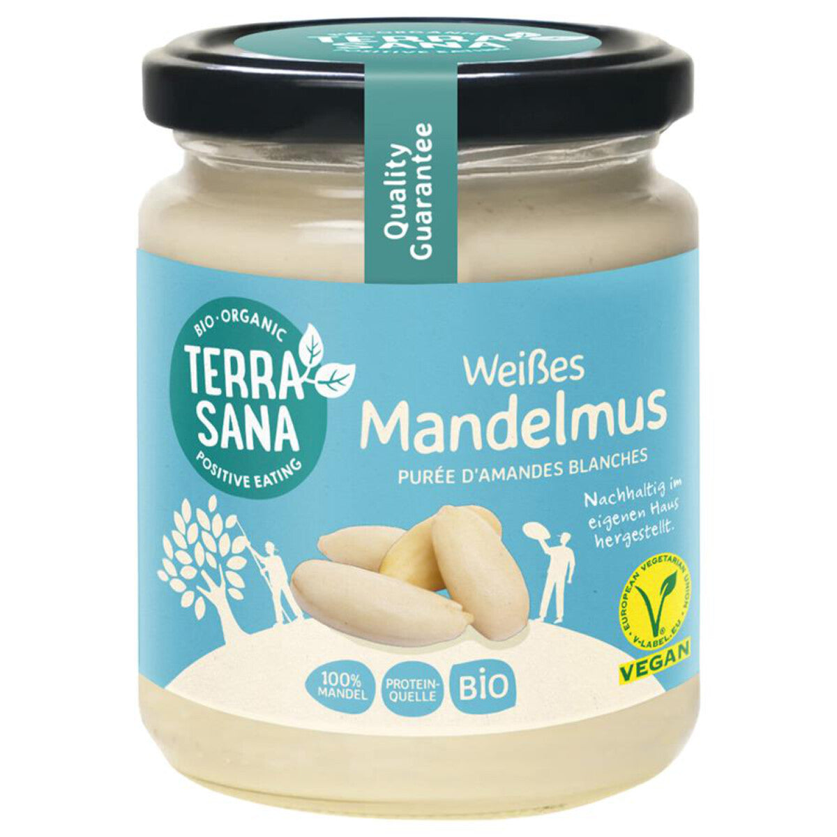 TERRASANA Mandelmus weiß - 250 g