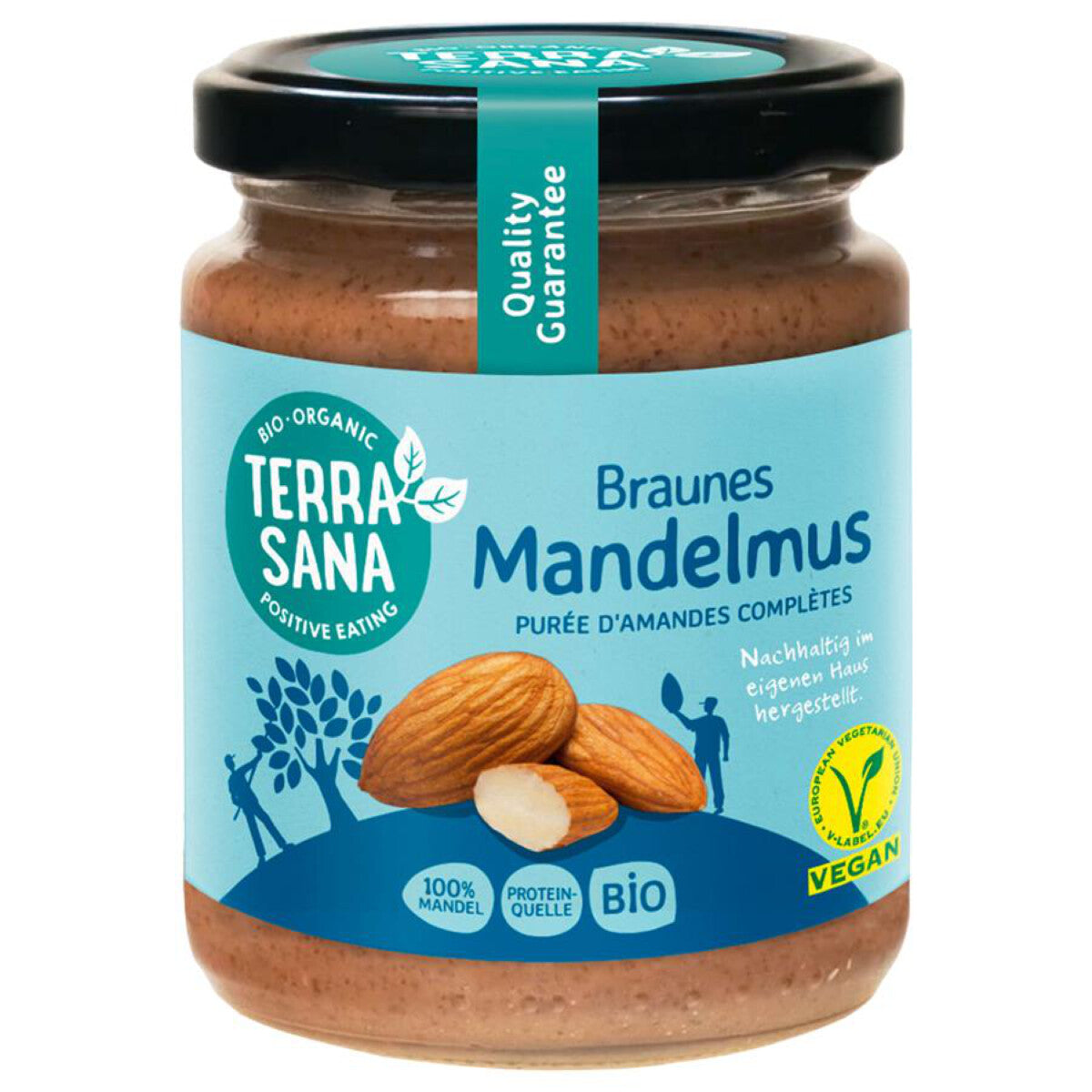 TERRASANA Mandelmus braun - 250 g