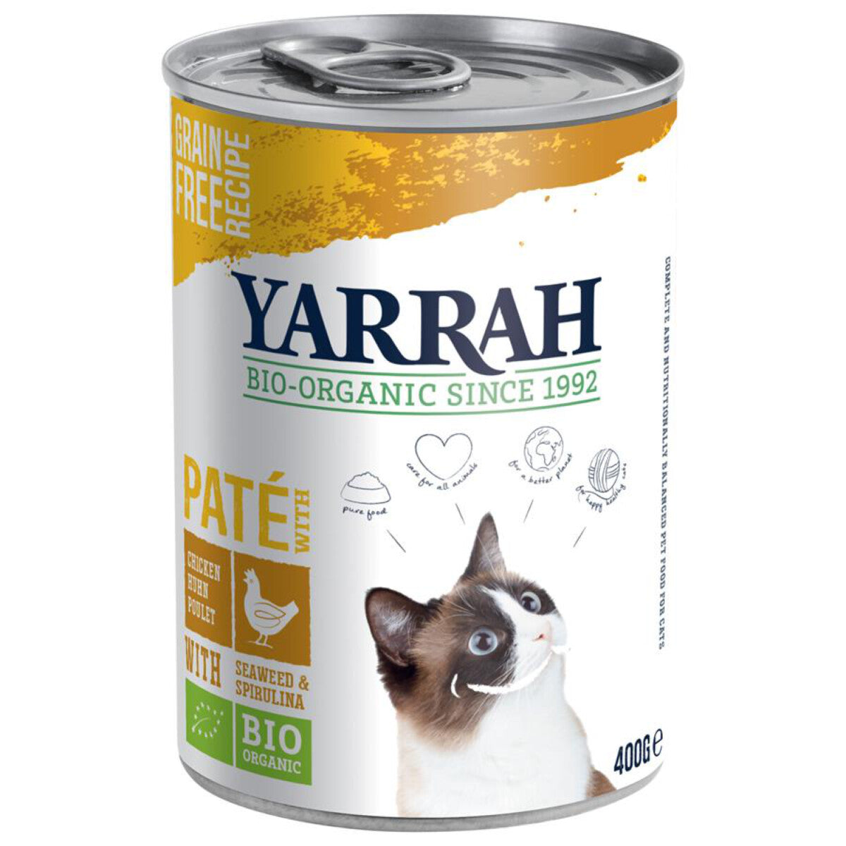 YARRAH Katzenfutter Paté Huhn - 400 g