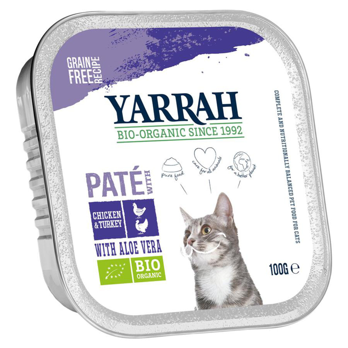 YARRAH Katzenfutter Paté Truthahn - 100 g