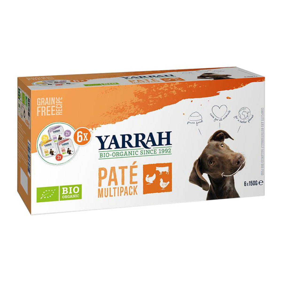 YARRAH Hundefutter Paté Multipack - 900 g
