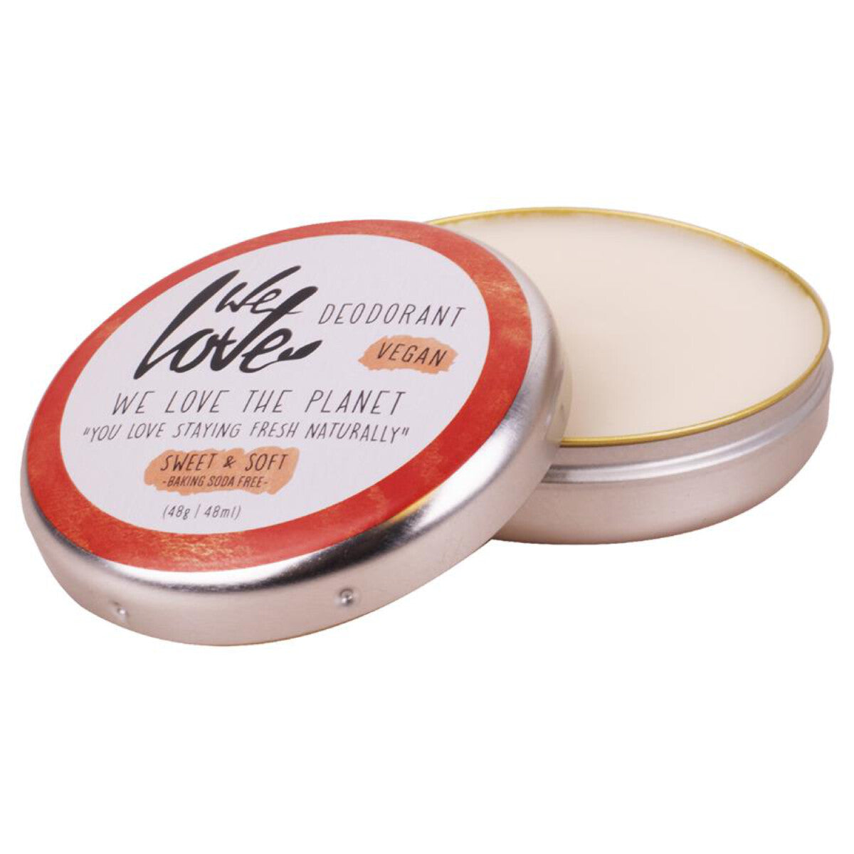 WE LOVE THE PLANET Deocreme Sweet & Soft - 48 g