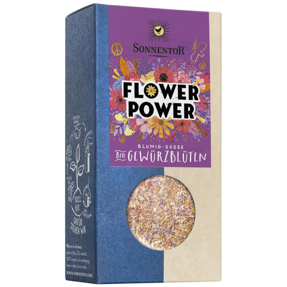 SONNENTOR Flower Power Gewürzblütenmischung  –  35 g