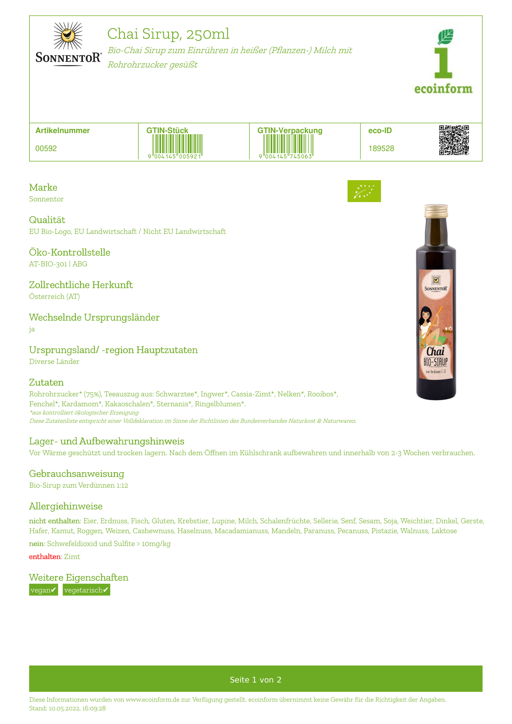 Chai Sirup