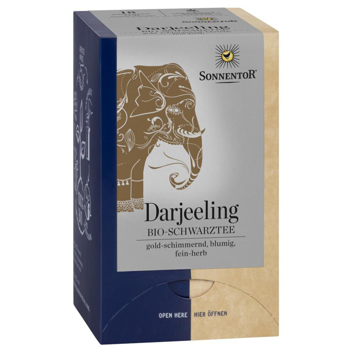 SONNENTOR Darjeeling Schwarztee Beutel - 18 Btl.