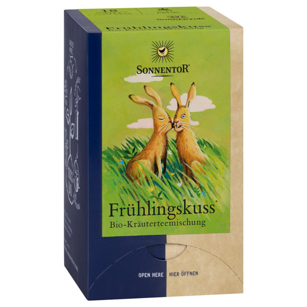 SONNENTOR Frühlingskuss Tee Beutel - 18 Btl.
