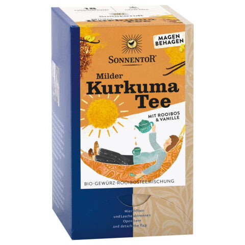 SONNENTOR Milder Kurkuma Tee - 18 Btl