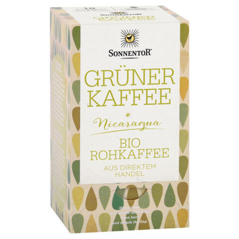 SONNENTOR Grüner Kaffee Rohkaffee - 18 Btl.