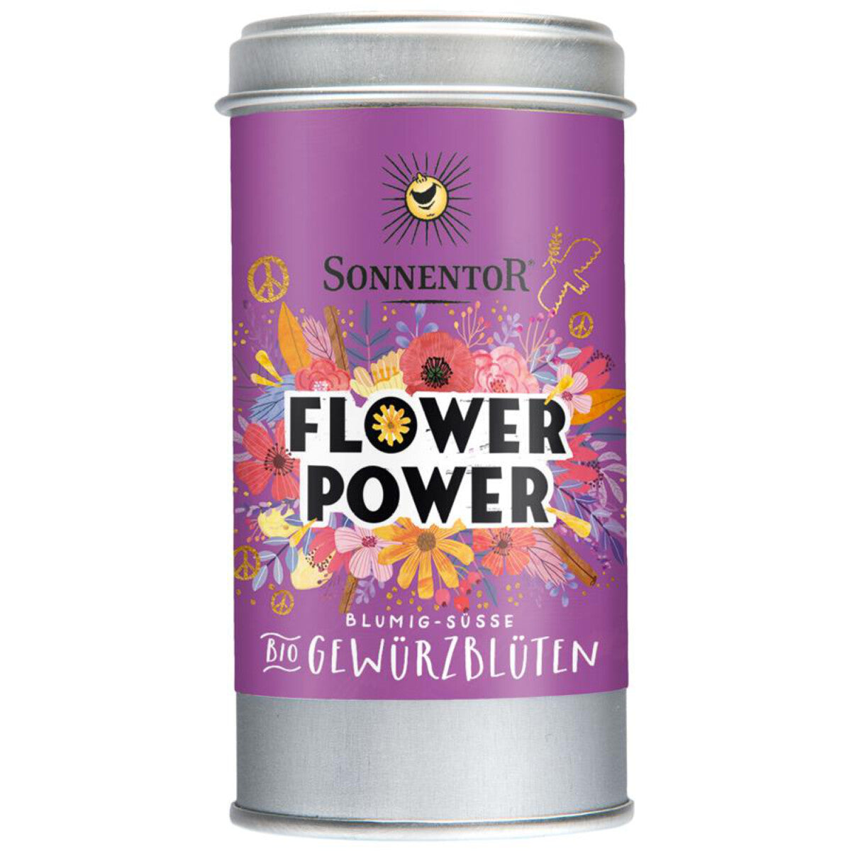 SONNENTOR Flower Power Gewürzblüten-Zucker - 40 g