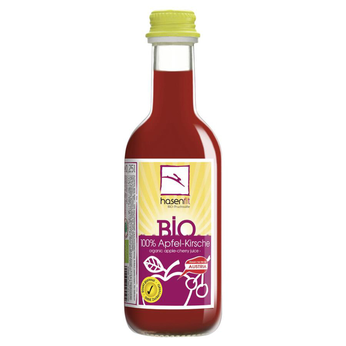 HASENFIT Apfel-Kirsch-Saft - 0,25 l
