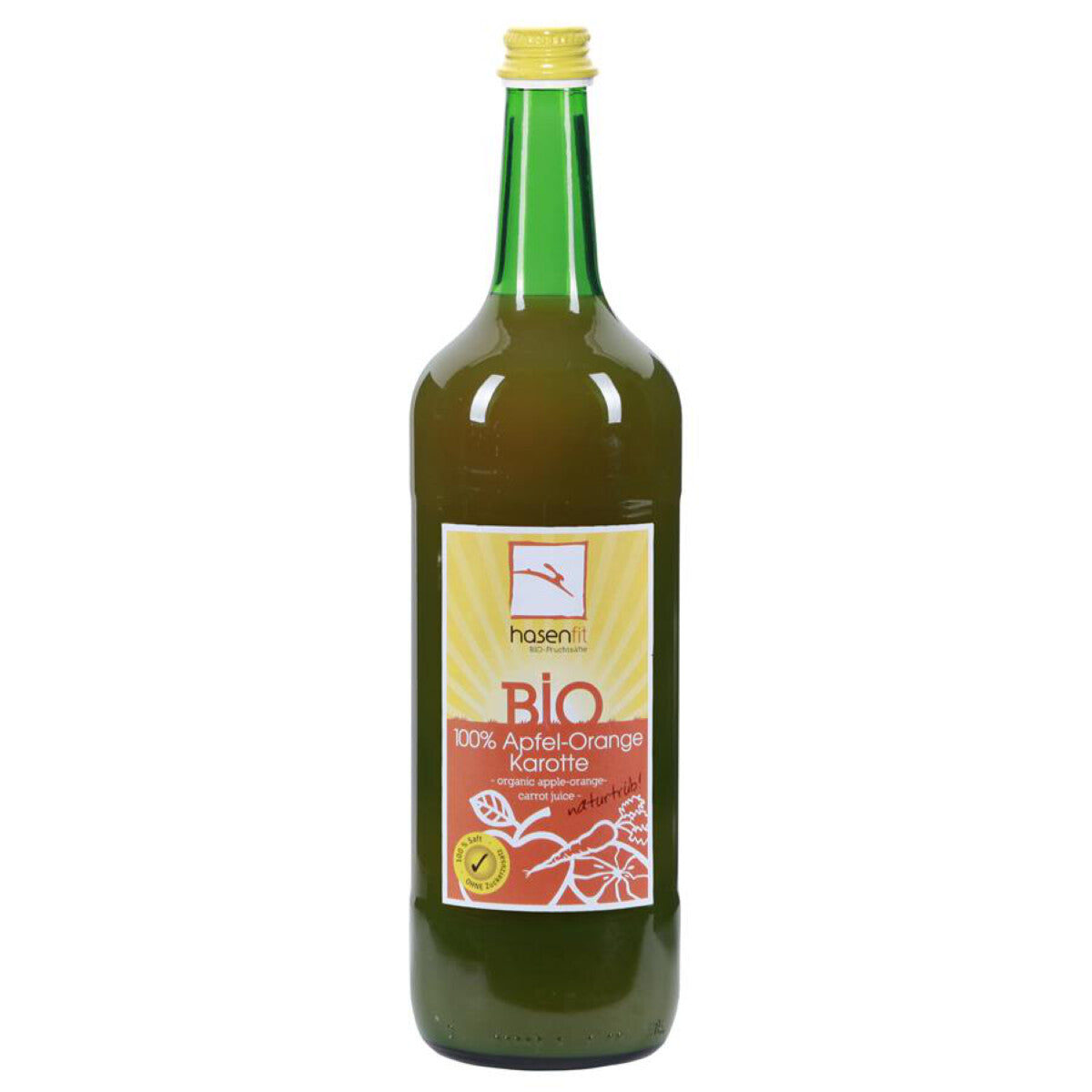 HASENFIT Apfel-Orange-Karotten-Saft - 1 l