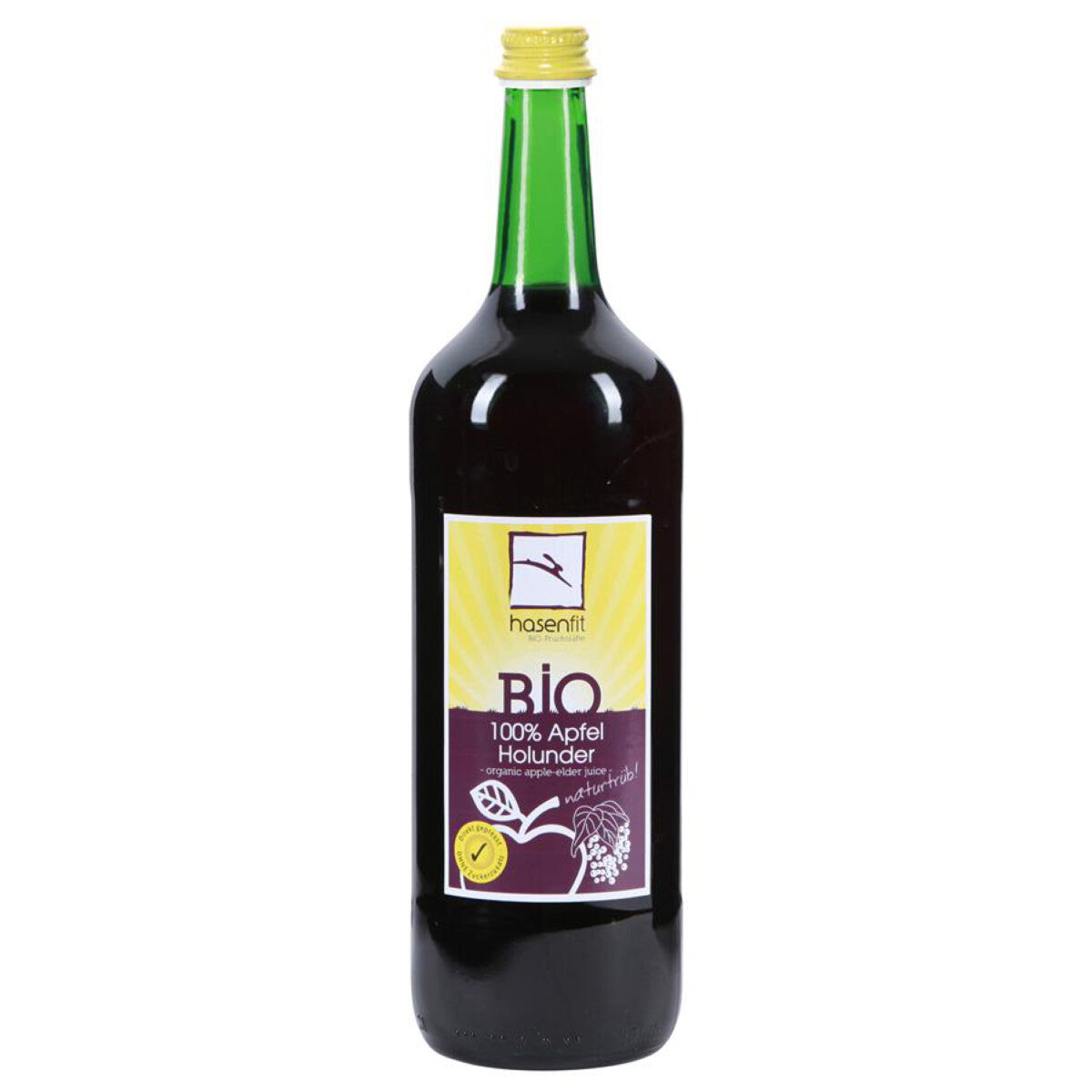 HASENFIT Apfel-Holunder-Saft - 1 l
