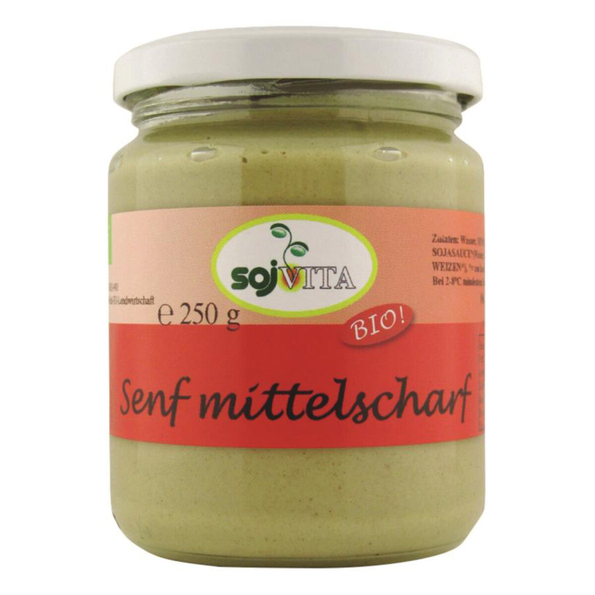 SOJVITA Senf mittelscharf - 250 g