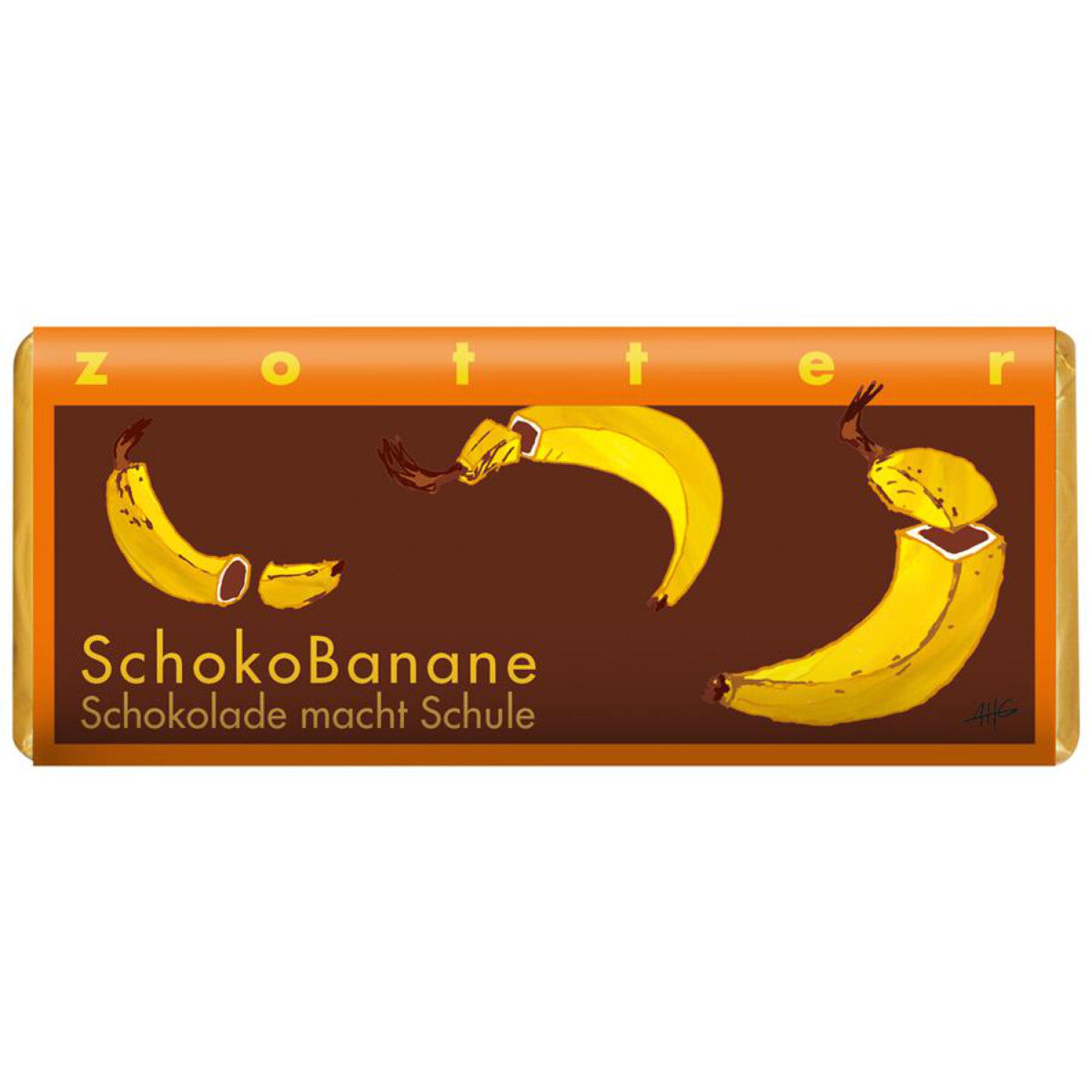 ZOTTER Schoko Banane Uganda - 70 g