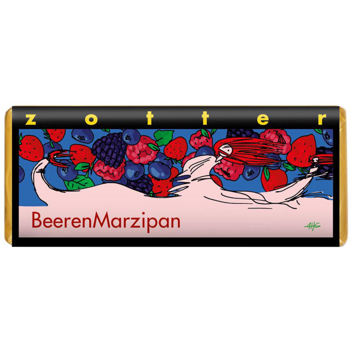 ZOTTER Beeren Marzipan - 70 g