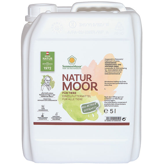 SONNENMOOR Naturmoor für Tiere - 5 l 
