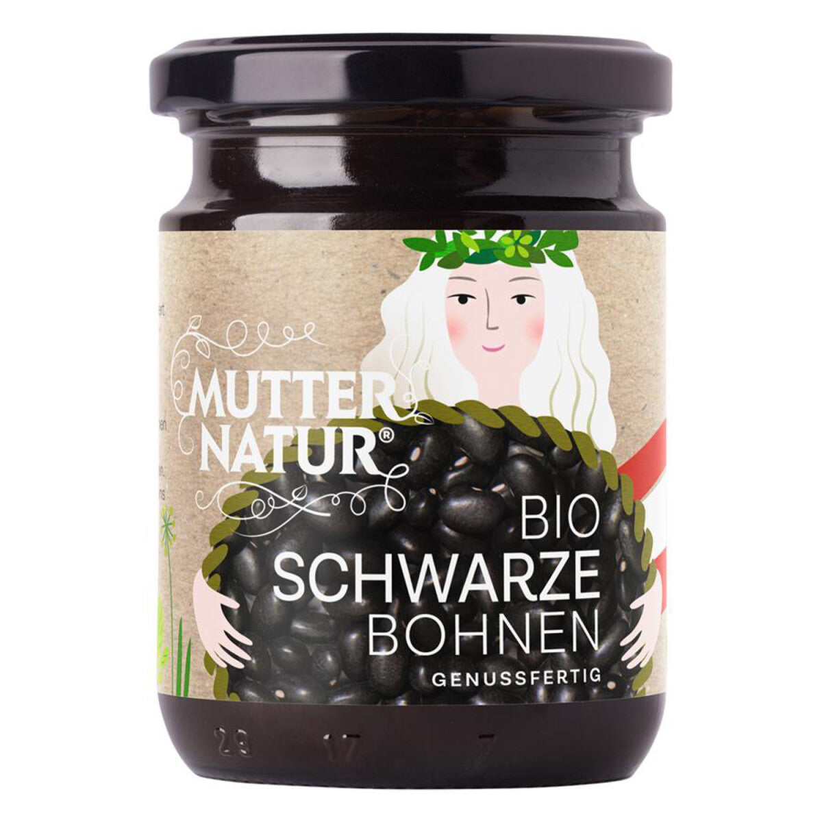 MUTTER NATUR Schwarze Bohnen genussfertig - 235 g