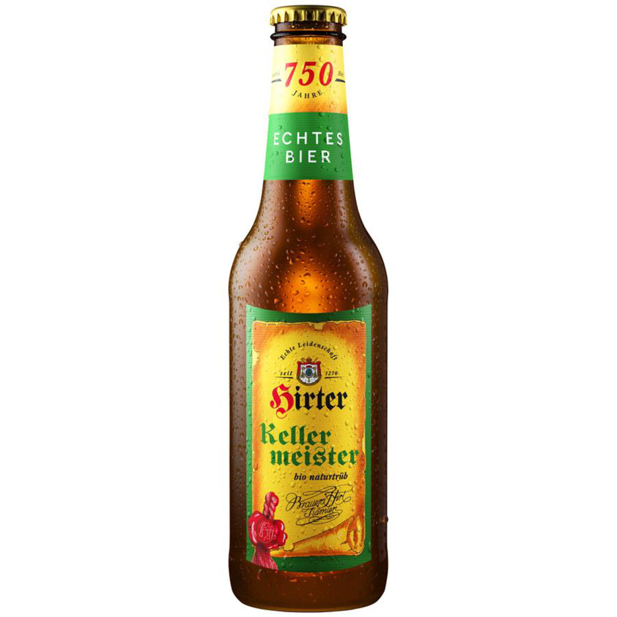 BRAUEREI HIRT Kellermeister naturtrüb - 0,33 l