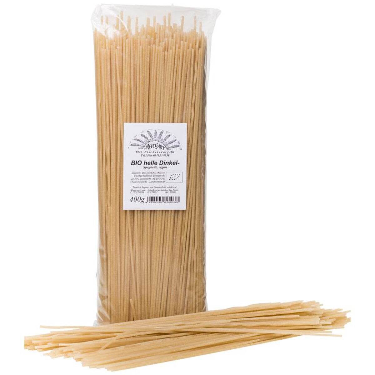 MELCHART Dinkel-Spaghetti hell - 400 g