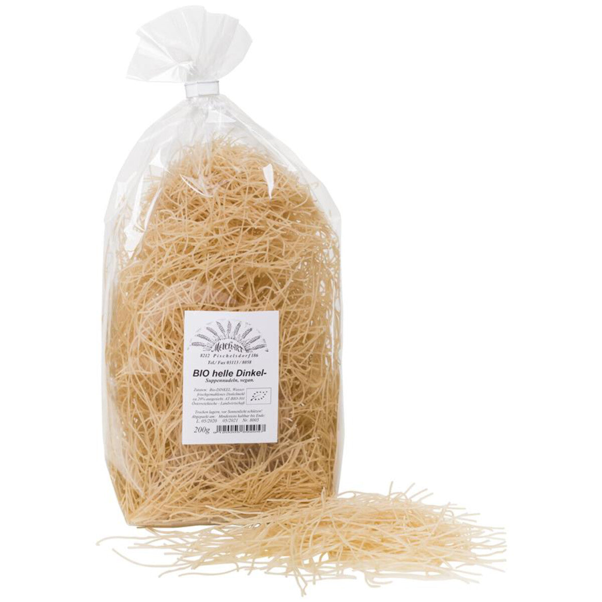 MELCHART Dinkel-Supennudeln hell - 200 g