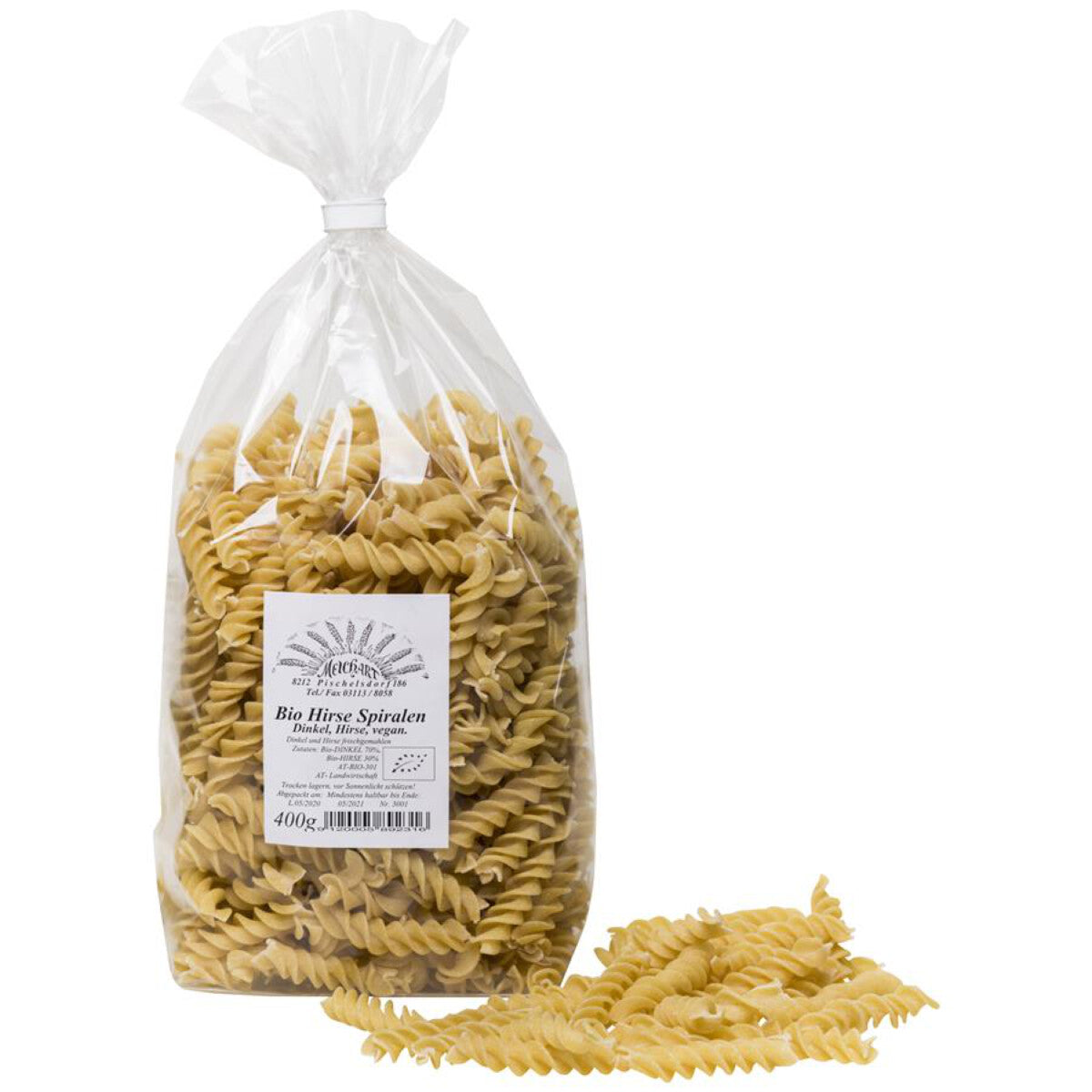 MELCHART Hirse-Vollkorn Spiralen - 400 g