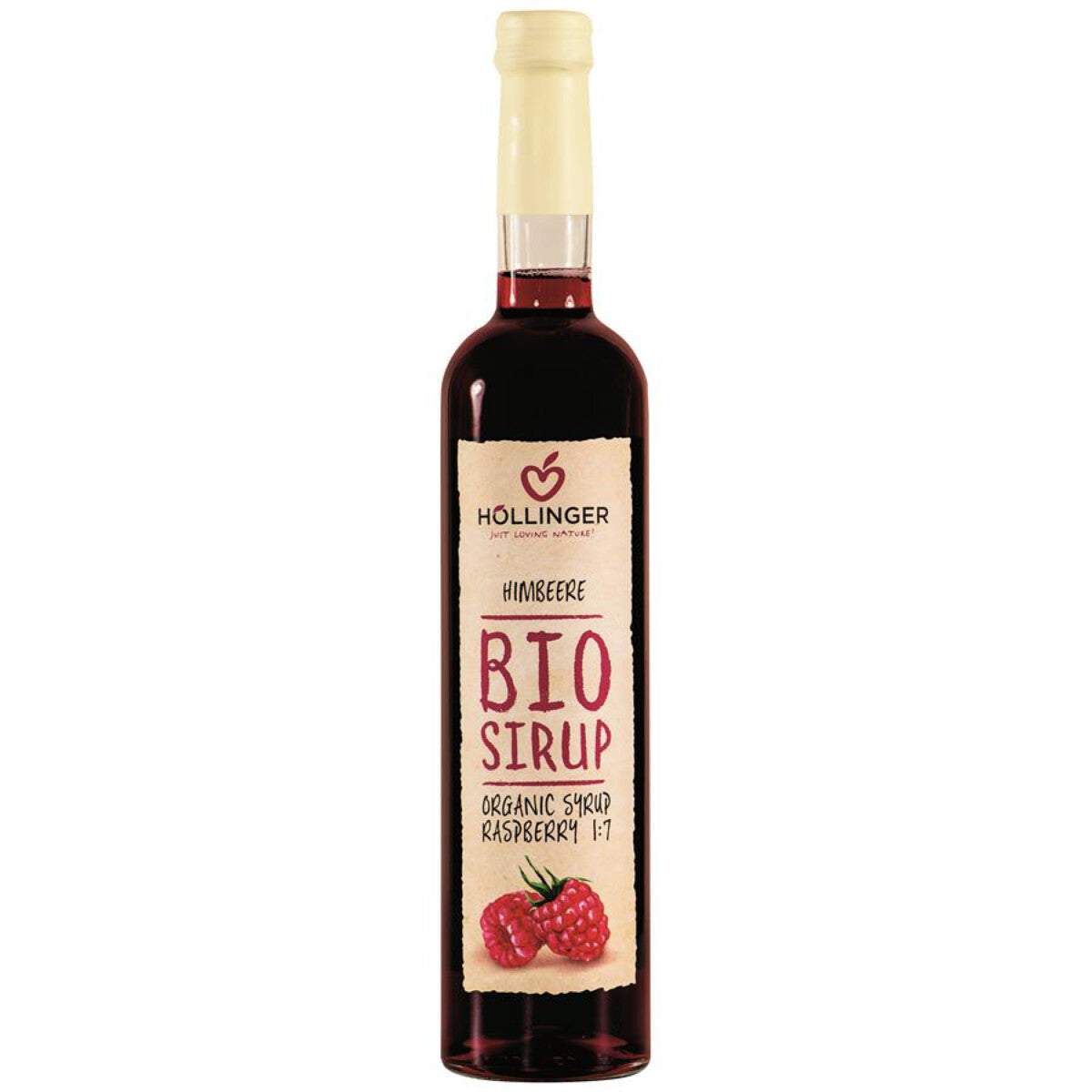 HÖLLINGER Fruchtsirup Himbeere 1:7 - 0,5 l