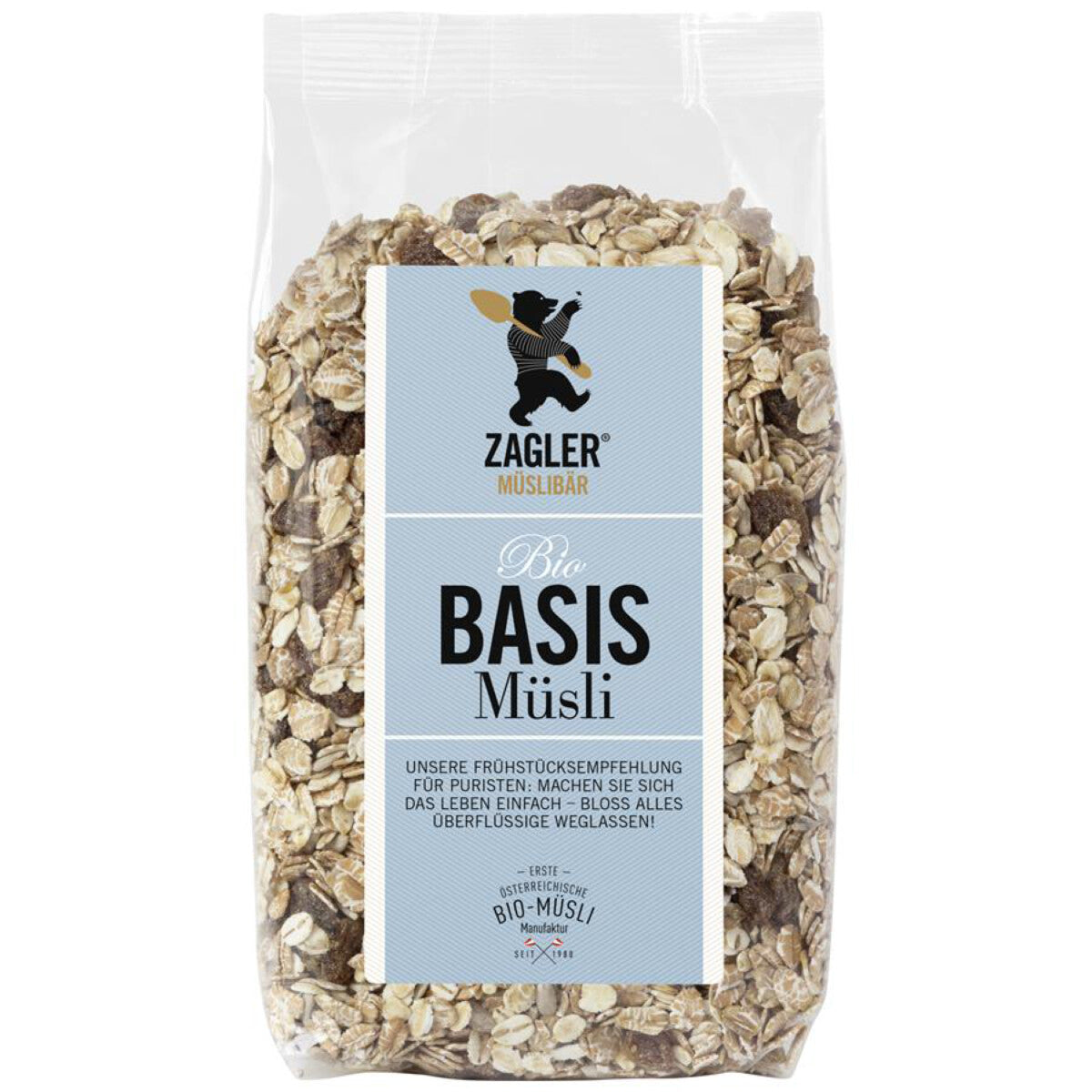 ZAGLER MÜSLIBÄR Basis-Müsli - 500 g