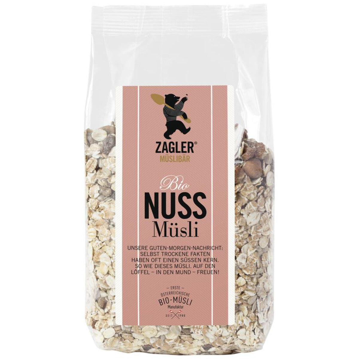 ZAGLER MÜSLIBÄR Nuss-Müsli - 500 g