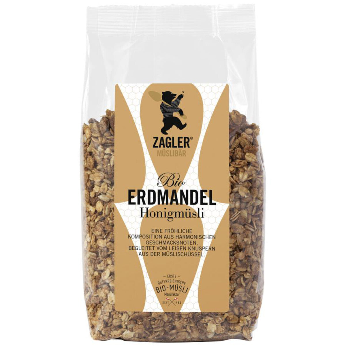 ZAGLER MÜSLIBÄR Erdmandel-Honigmüsli - 500 g