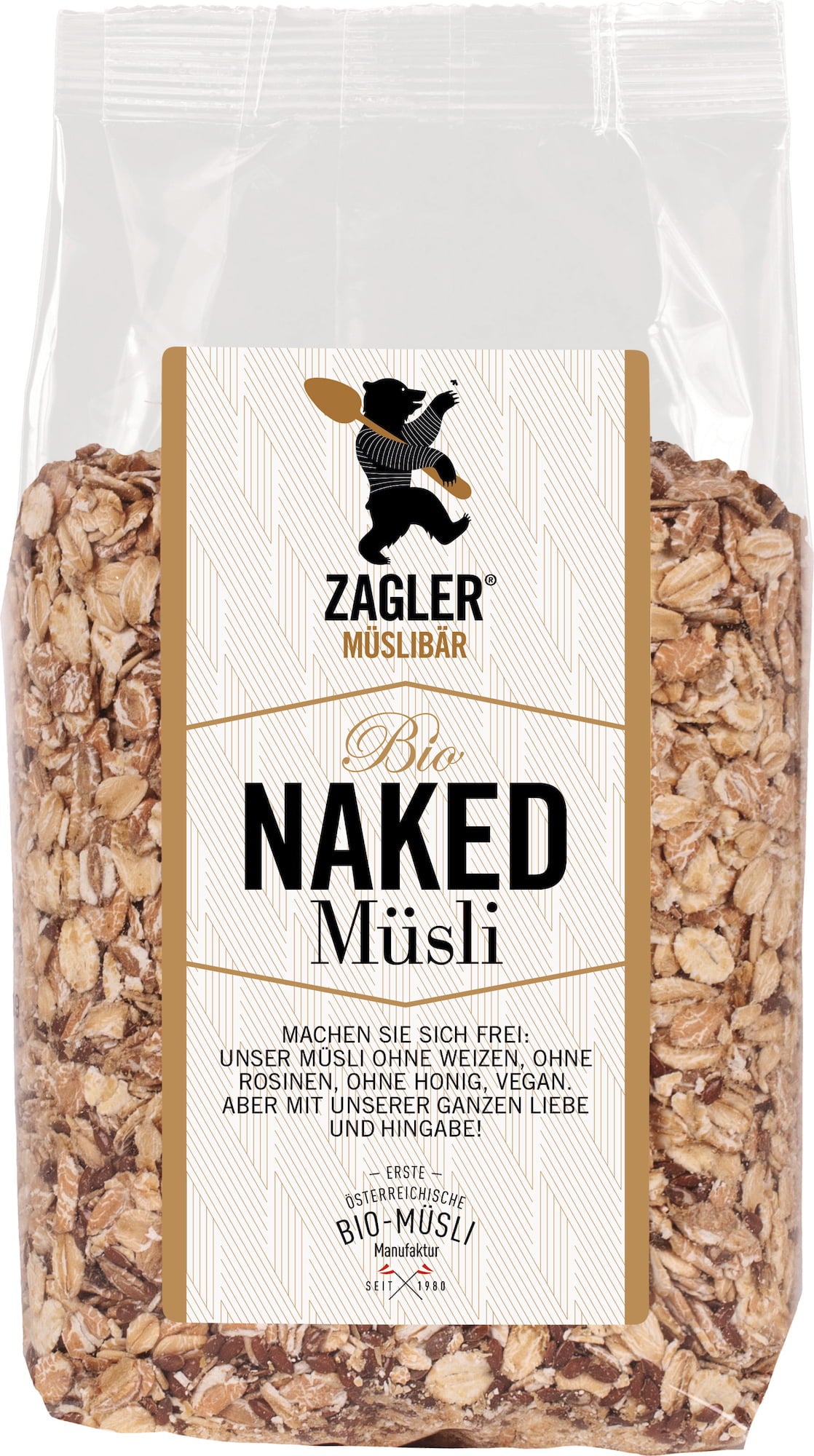 ZAGLER MÜSLIBÄR Naked Müsli - 500 g