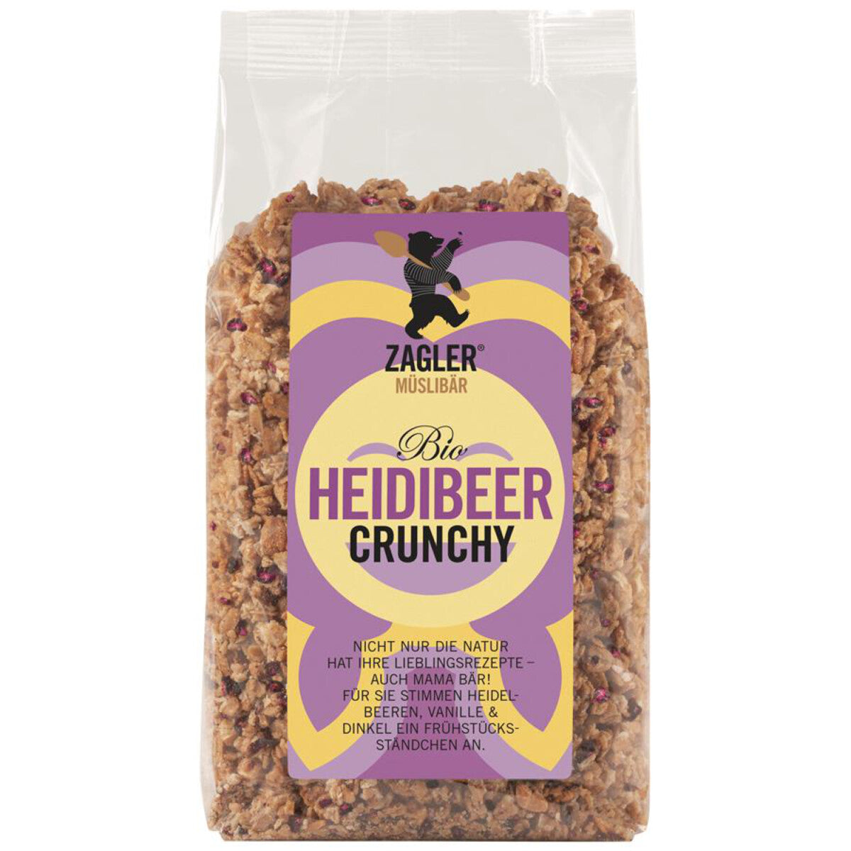 ZAGLER MÜSLIBÄR Heidibeer-Crunchy - 500 g