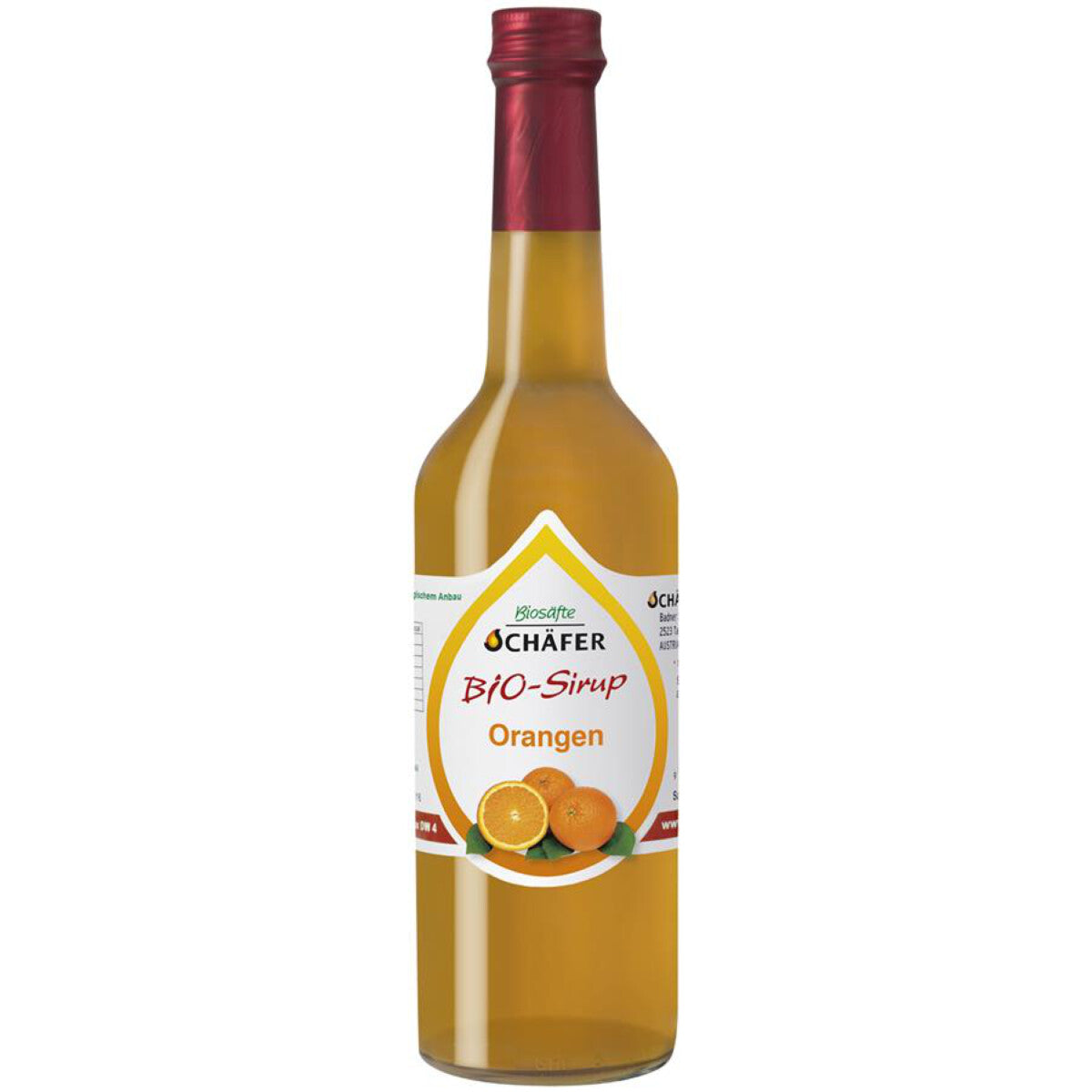 SCHÄFER Orangen-Sirup 1:7 - 0,5 l