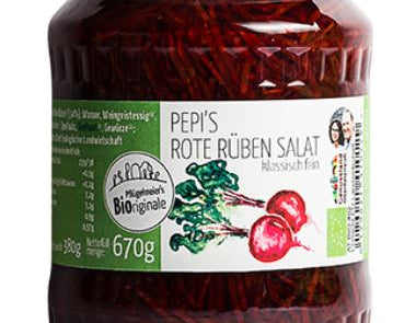 PFLÜGELMEIER PEPI´S Rote Rübensalat - 720 ml