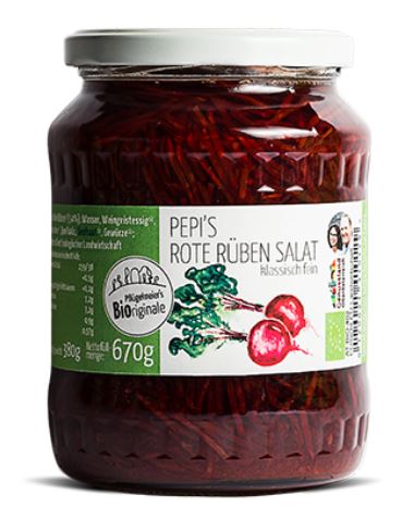 PFLÜGELMEIER PEPI´S Rote Rübensalat - 720 ml