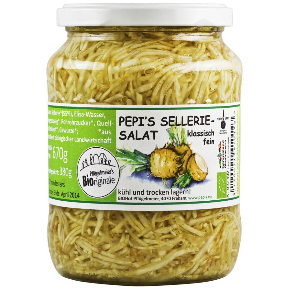 PFLÜGELMEIER PEPI´S Selleriesalat - 720 ml