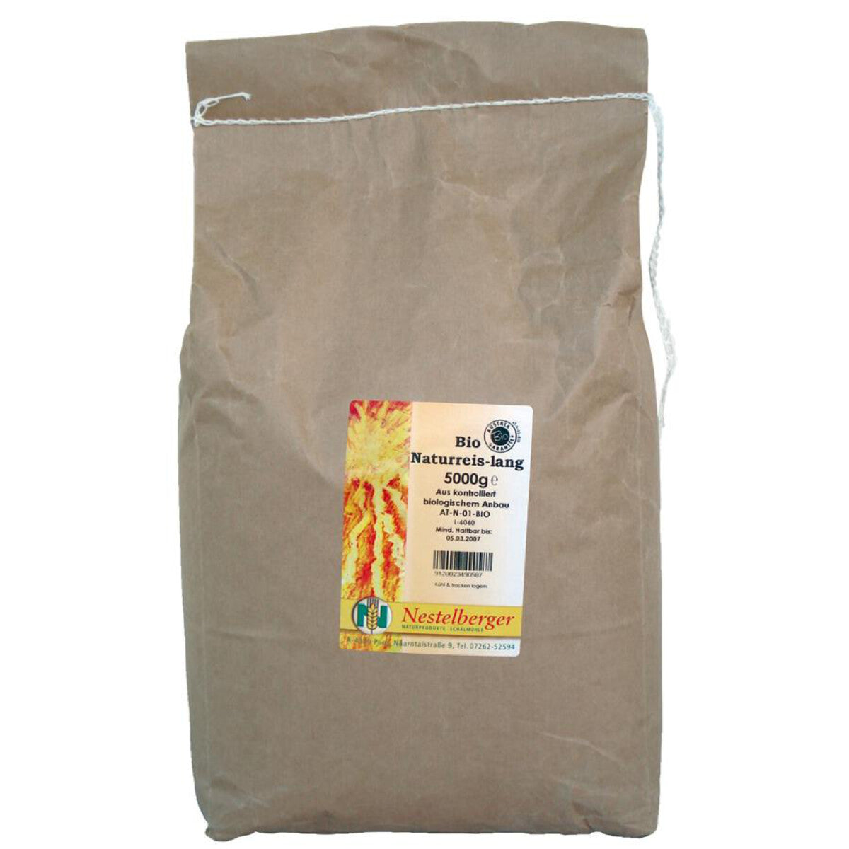 NESTELBERGER Naturreis Langkorn - 5 kg