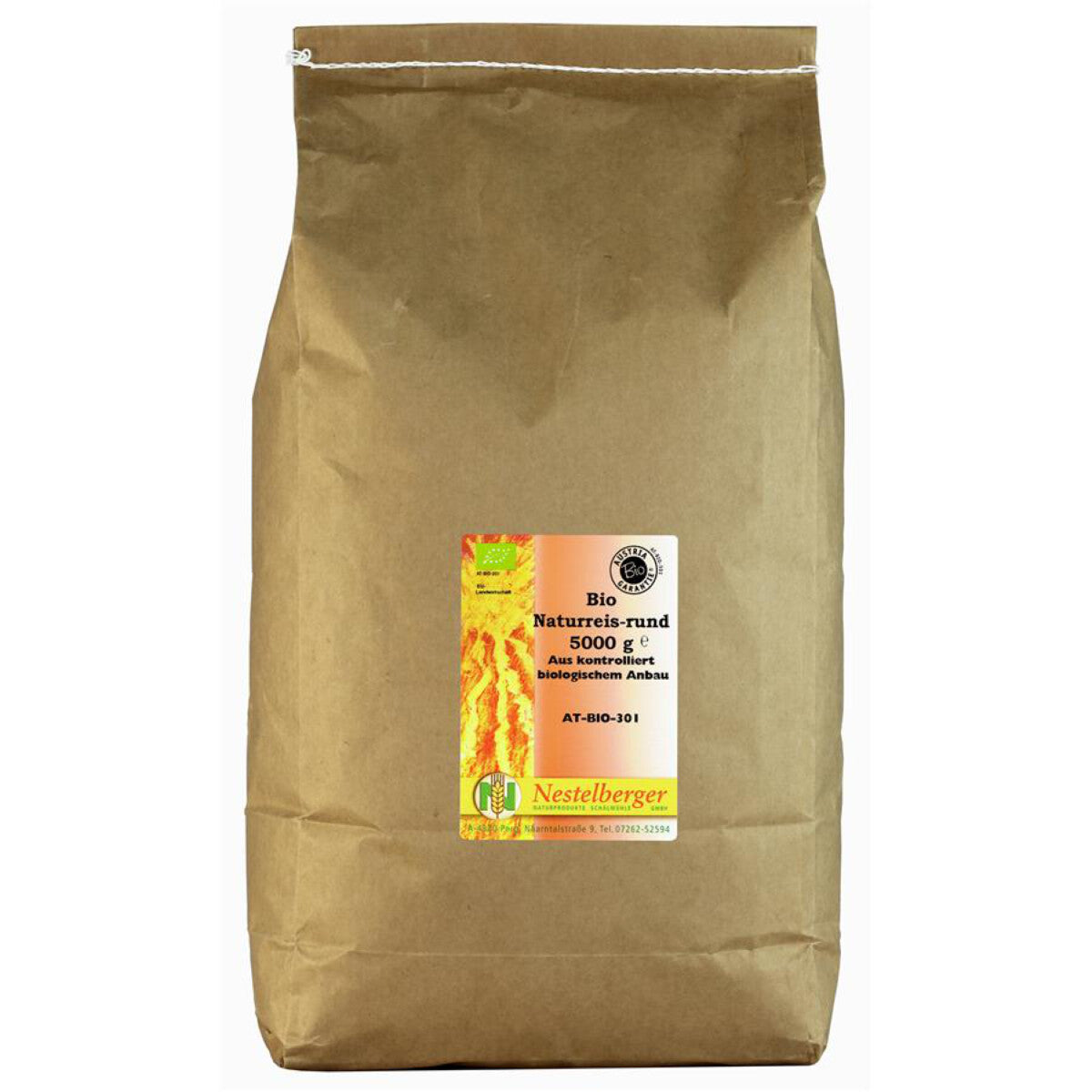 NESTELBERGER Naturreis Rundkorn - 5 kg