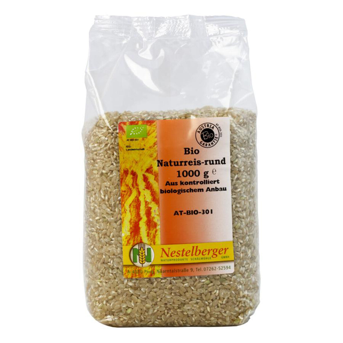 NESTELBERGER Naturreis Rundkorn - 1 kg