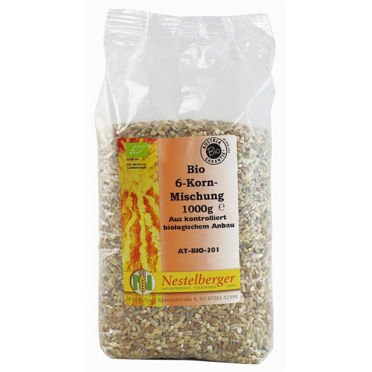 NESTELBERGER 6-Korn Getreidemischung - 1 kg