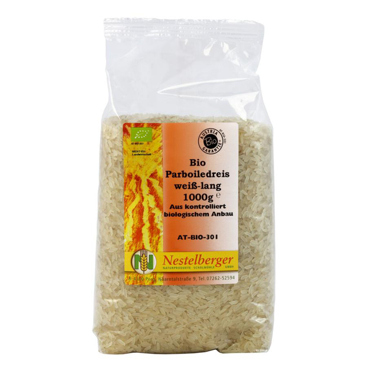 NESTELBERGER Parboiled Reis weiß lang - 1 kg