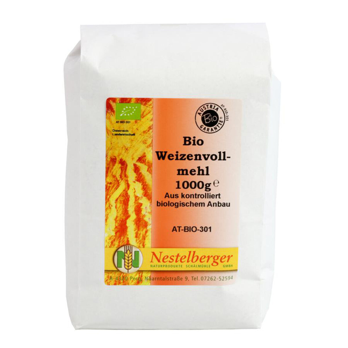 NESTELBERGER Weizenvollkornmehl fein - 1 kg