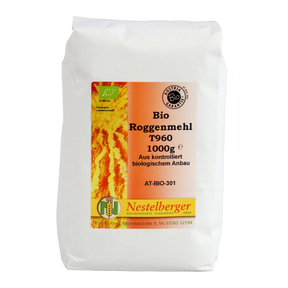 NESTELBERGER Roggenmehl T960 - 1 kg