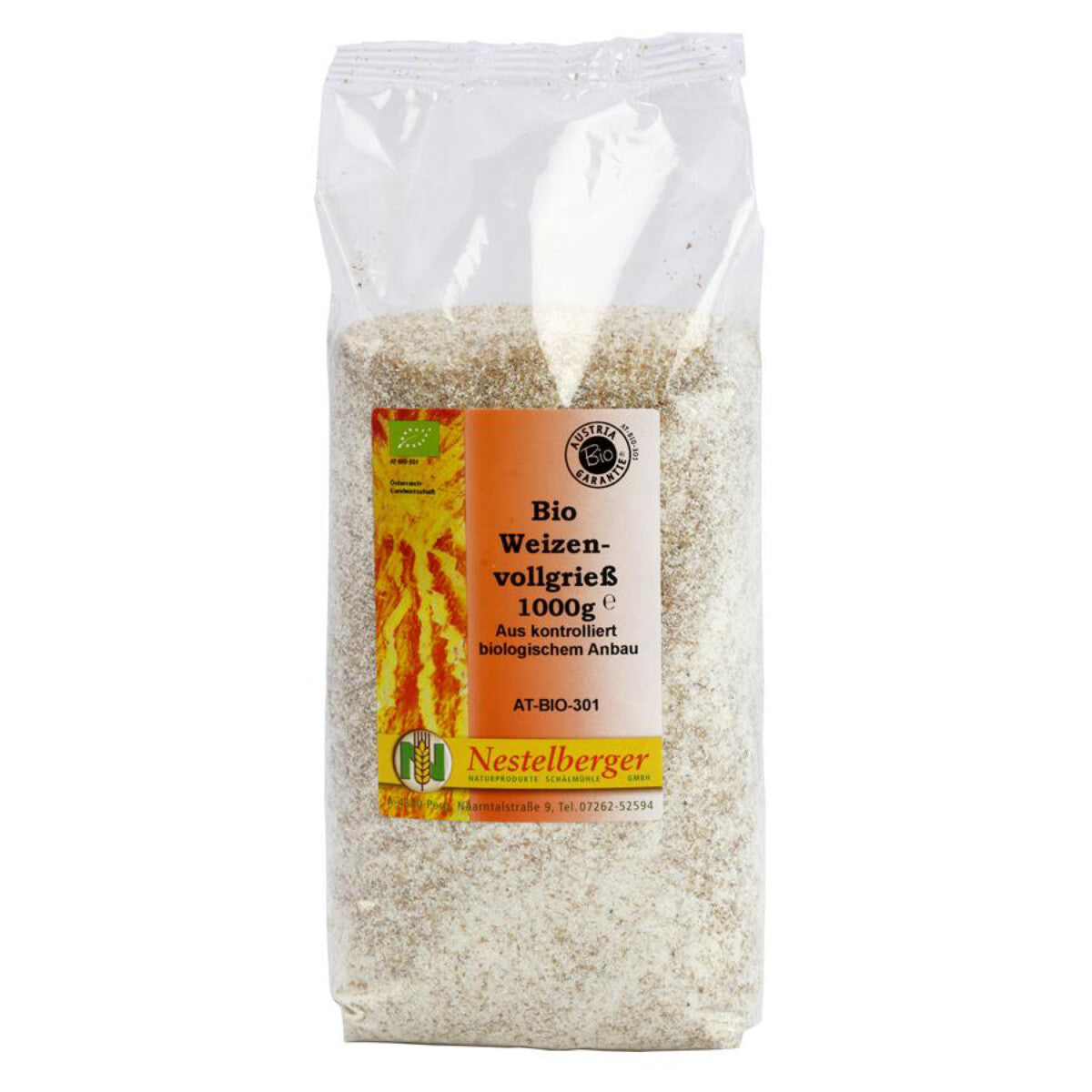 NESTELBERGER Weizenvollgrieß grob - 1 kg