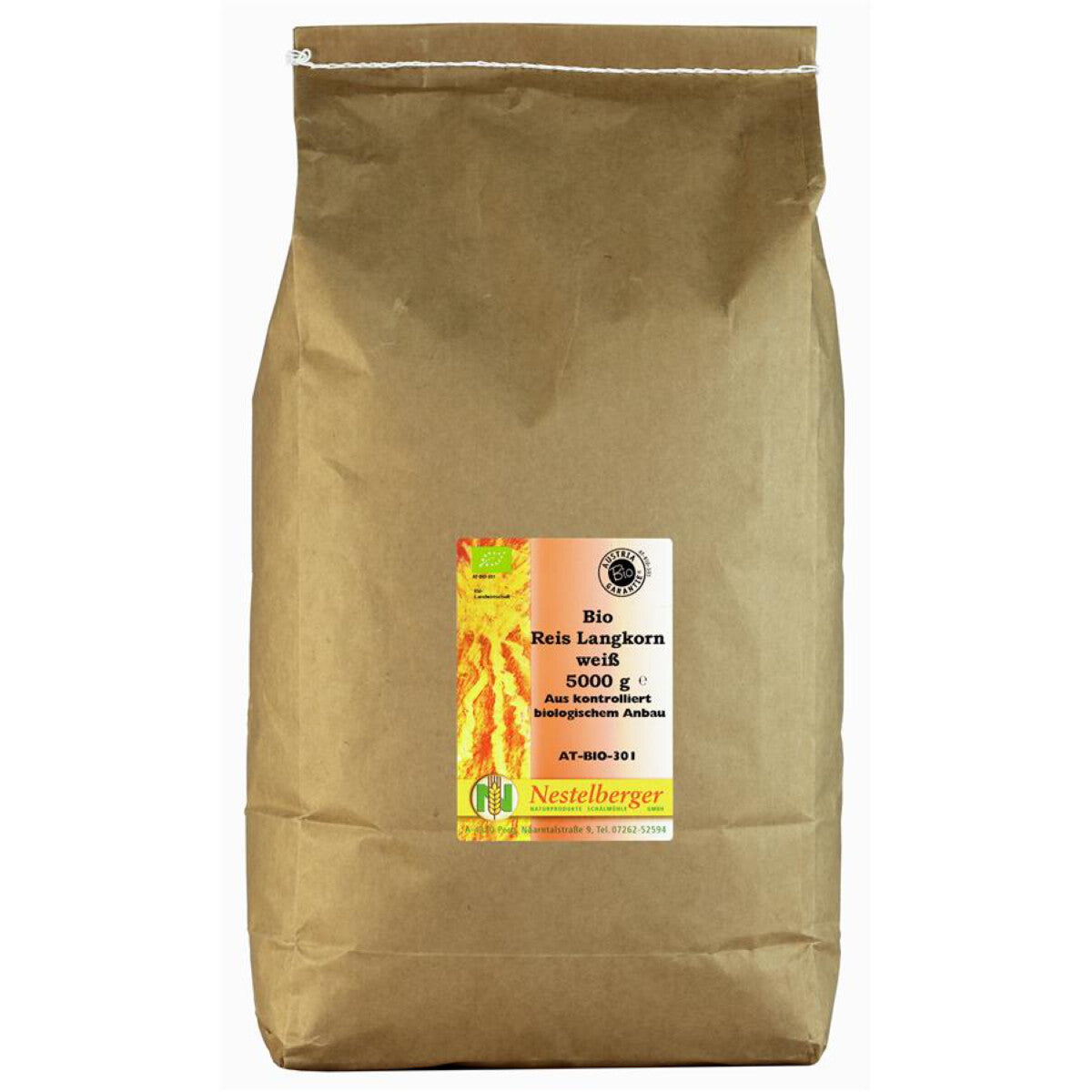 NESTELBERGER
Reis Langkorn weiß - 5 kg