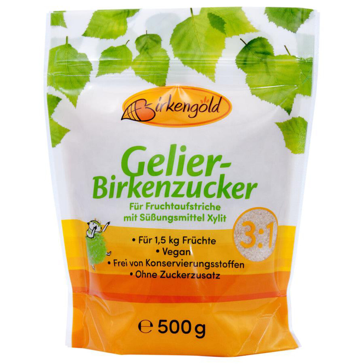 BIRKENGOLD Gelier-Birkenzucker mit Xylit - 500 g