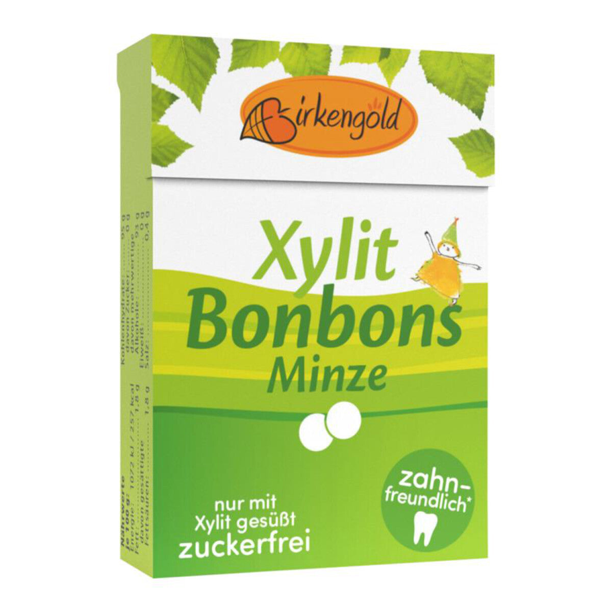 BIRKENGOLD Xylit Bonbons Minze - 30 g