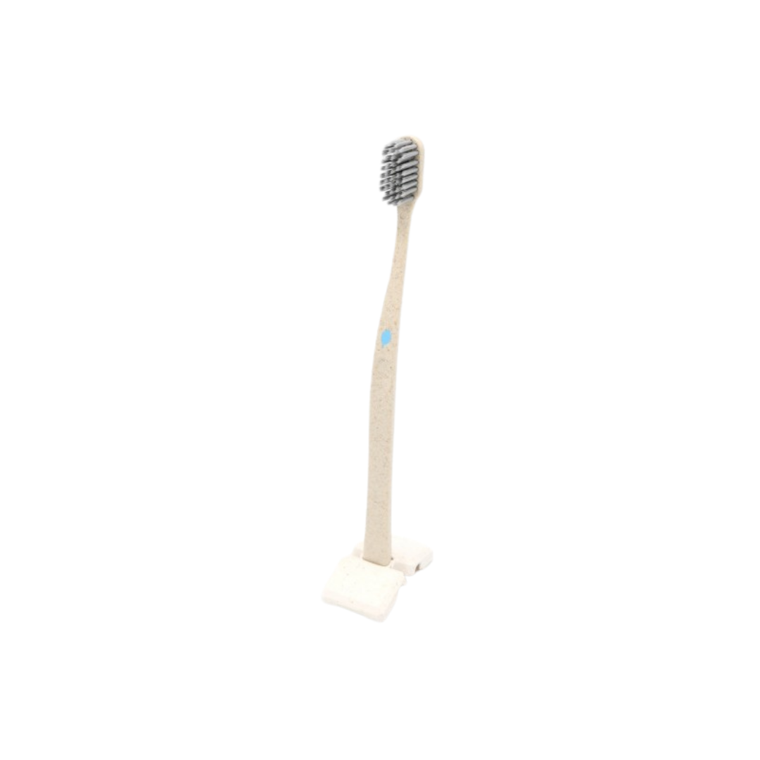 NOVACARE MundHolz Zahnbürste Silber - 1 Stk.